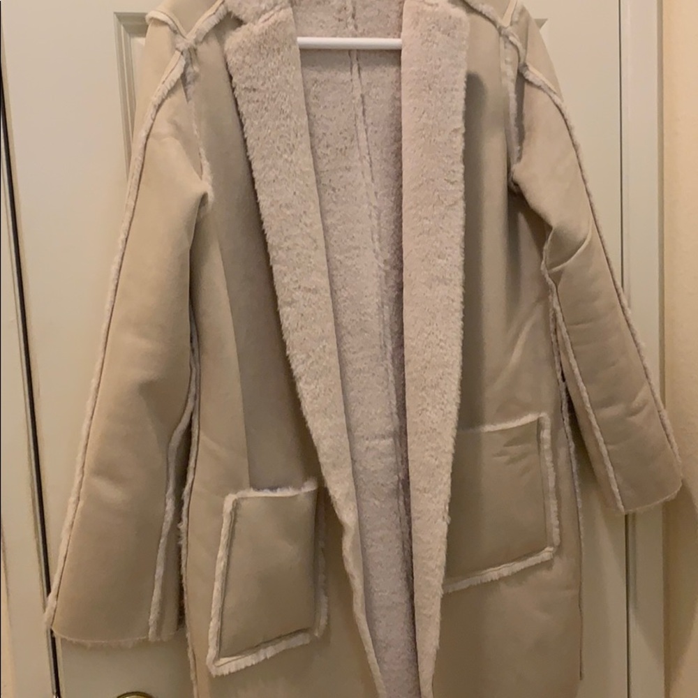 Suncoo Paris Eden Reversible Shearling Coat